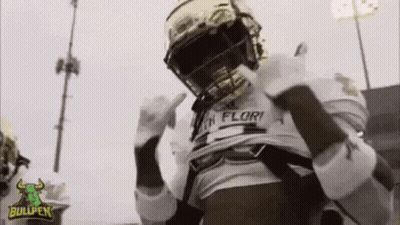 Football Player In Helmet Bullpen Shirt Thumbs Up GIF