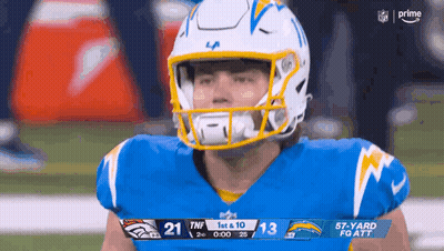 Football Player In Helmet On Field GIF