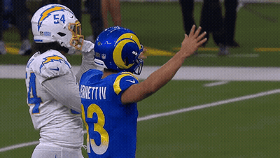 Football Player In Jersey Number 13 GIF