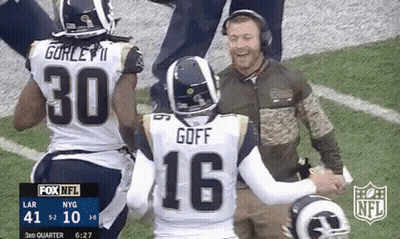 Football Player In Jersey Number 16 GIF