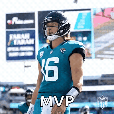 Football Player In Jersey Number 16 GIF