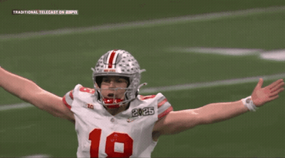 Football Player In Jersey Number 18 GIF