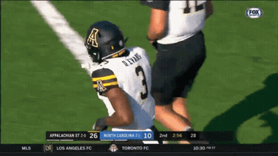 Football Player In Jersey Number 3 GIF