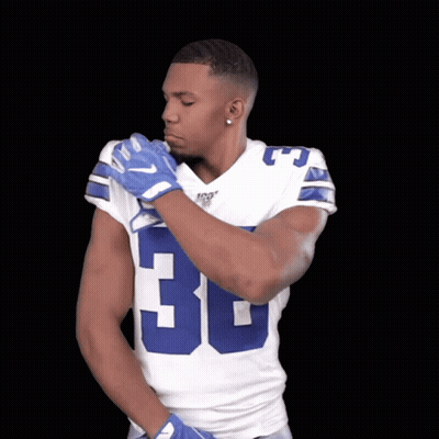 Football Player In Jersey Number 30 GIF