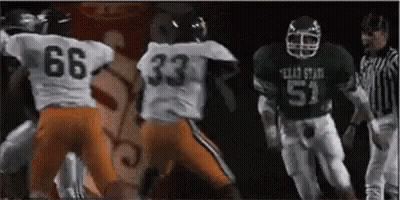Football Player In Jersey Number 33 GIF