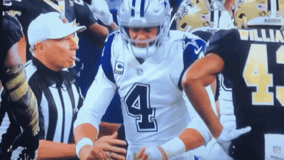 Football Player In Jersey Number 4 GIF