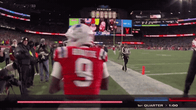 Football Player In Jersey Number 9 GIF
