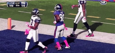 Football Player In Jersey Number 98 GIF