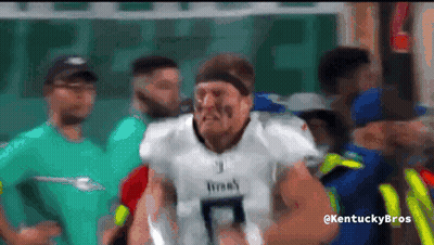 Football Player In Jersey Saying Frank GIF