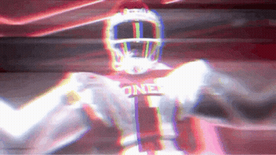 Football Player In Jersey Saying One GIF