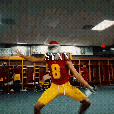 Football Player In Mizzou Jersey On Field GIF