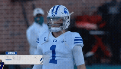Football Player In Number 1 Jersey GIF