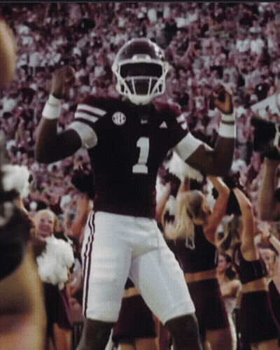Football Player In Number 1 Jersey GIF