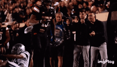 Football Player In Number 10 Jersey In Front Of Crowd GIF