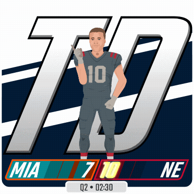 Football Player In Number 10 Jersey Thumbs Up GIF
