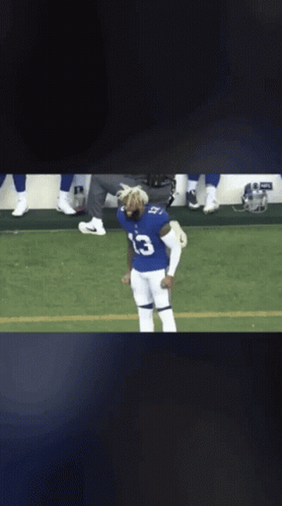 Football Player In Number 13 Jersey On Field GIF