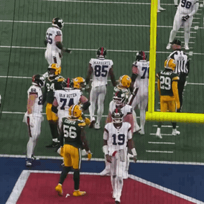 Football Player In Number 19 Jersey On Field GIF