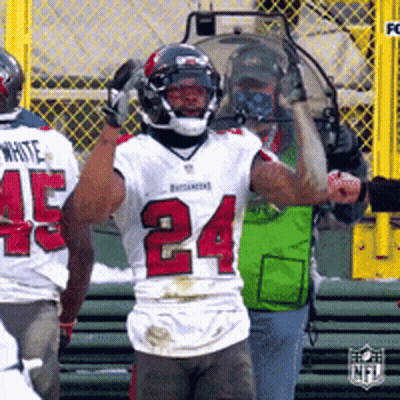 Football Player In Number 24 Jersey GIF