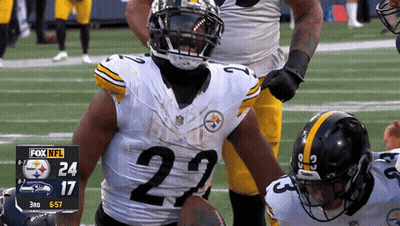 Football Player In Number 27 Jersey GIF