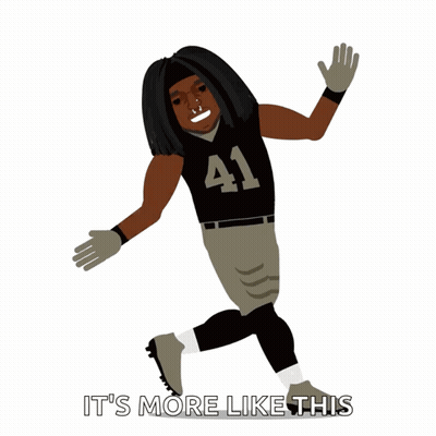 Football Player In Number 41 Jersey GIF