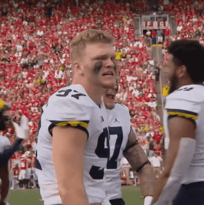 Football Player In Number 47 Jersey GIF