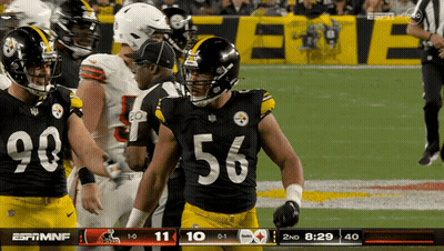 Football Player In Number 56 Jersey GIF