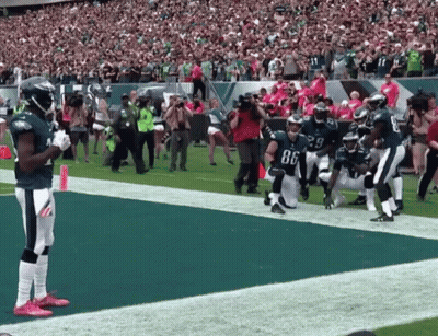 Football Player In Number 86 Jersey On Field GIF