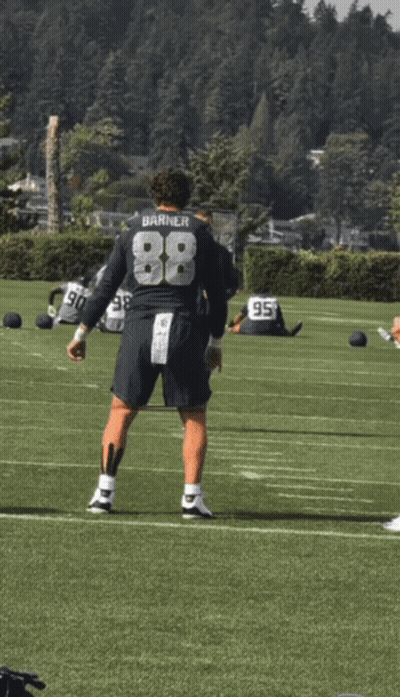 Football Player In Number 88 Jersey GIF