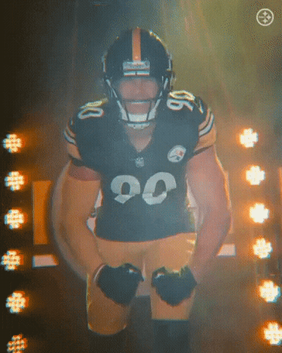 Football Player In Number 90 Jersey GIF