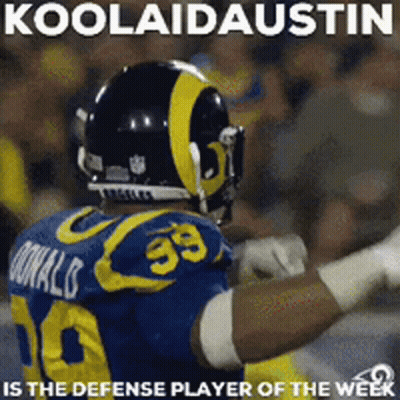 Football Player In Number 99 Jersey GIF