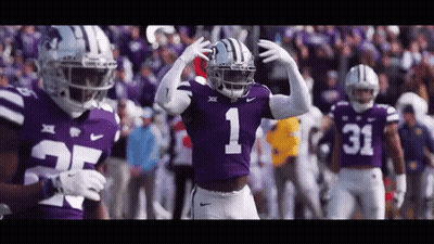 Football Player In Purple Jersey Number 1 GIF