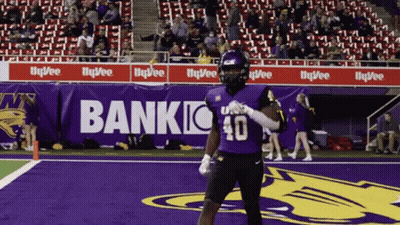 Football Player In Purple Jersey Number 10 GIF