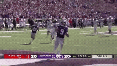 Football Player In Purple Jersey Number 56 GIF