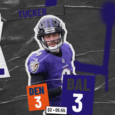 Football Player In Purple Uniform Number 3 GIF