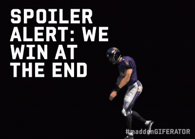 Football Player In Purple Uniform Number 9 GIF