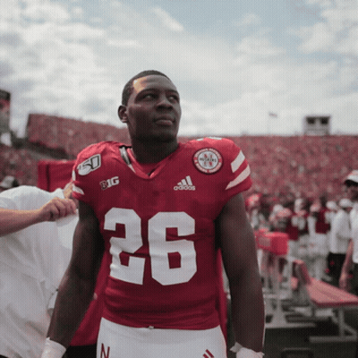 Football Player In Red Adidas Jersey Number 26 GIF