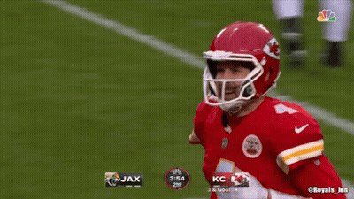 Football Player In Red Helmet Touchdown GIF