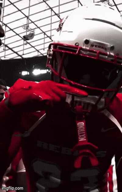 Football Player In Red Jersey #24 GIF