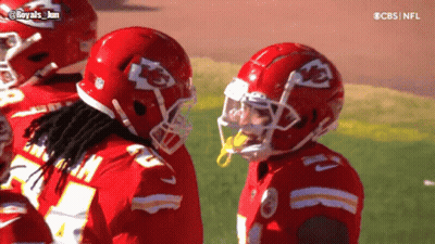 Football Player In Red Jersey Number 10 GIF
