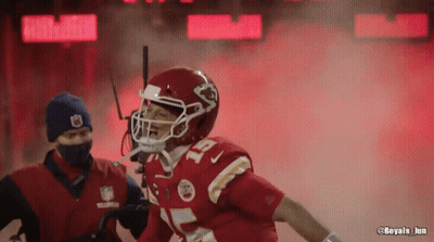 Football Player In Red Jersey Number 12 GIF