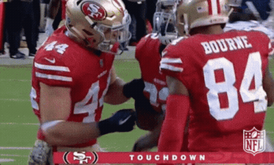 Football Player In Red Jersey Number 13 GIF