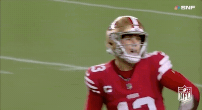 Football Player In Red Jersey Number 13 GIF