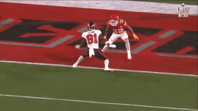 Football Player In Red Jersey Number 23 GIF