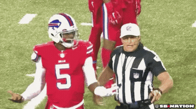 Football Player In Red Jersey Number 5 GIF