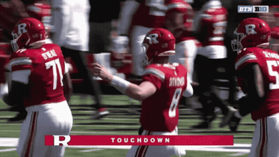 Football Player In Red Jersey Number 7 GIF