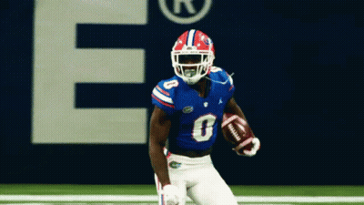 Football Player In Red Jersey Number 8 GIF