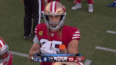 Football Player In Red Jersey Number 85 GIF