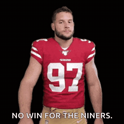 Football Player In Red Jersey Number 97 GIF