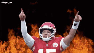 Football Player In Red Uniform Number 17 GIF