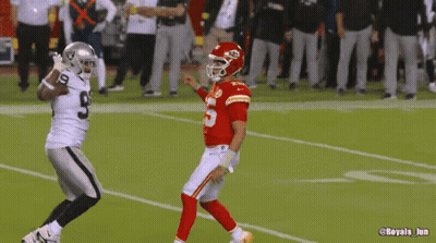 Football Player In Red Uniform Number 22 GIF